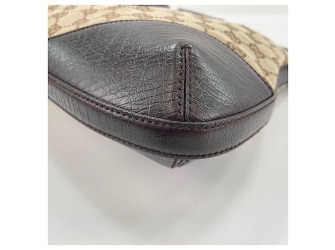 Borsa a Spalla Gucci Horsebit Marrone - vista 7