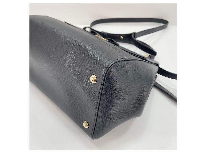 Salvatore Ferragamo Schwarze 2-Wege-Handtasche - Ansicht 8