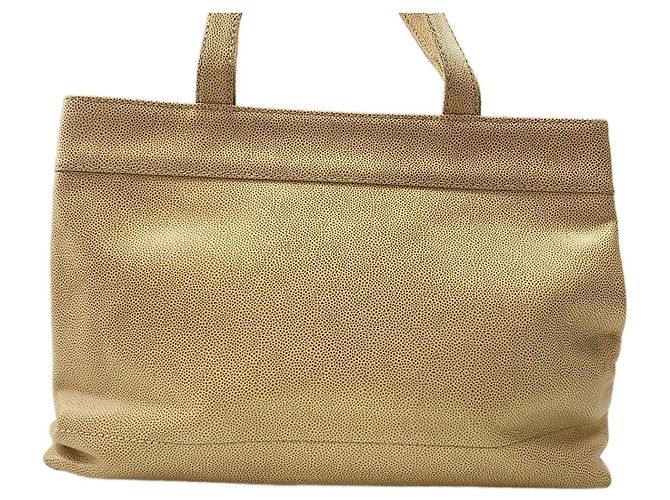 Borsa Tote Chanel beige - vista 3