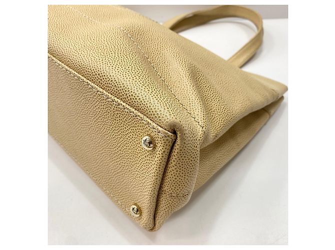 Borsa Tote Chanel beige - vista 9