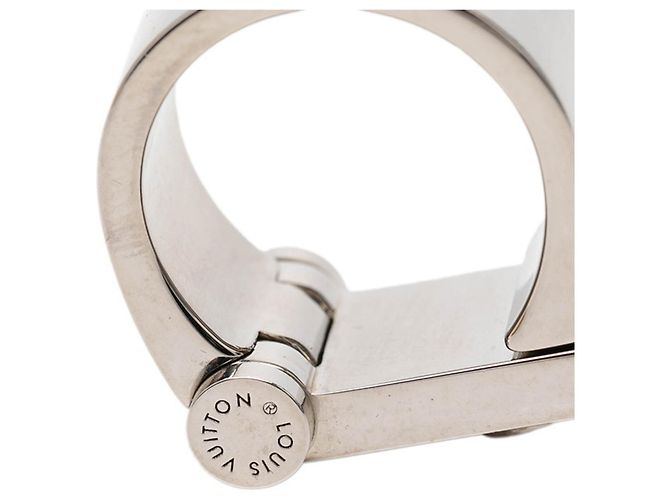 Anello con chiusura a cerniera con logo Monogram Louis Vuitton Argento - vista 4