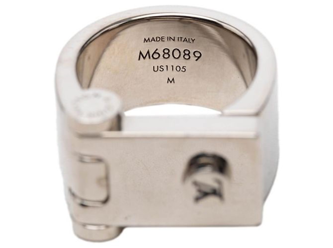 Anello con chiusura a cerniera con logo Monogram Louis Vuitton Argento - vista 5