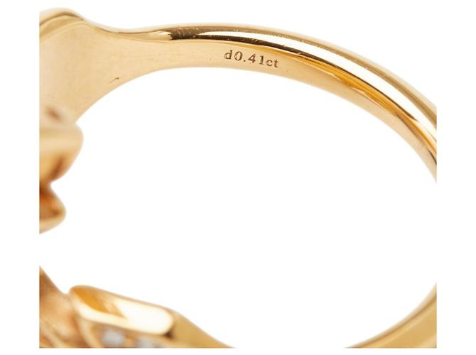 Tiffany & Co. 18K Yellow Gold Victoria Vine Bypass Ring - view 7