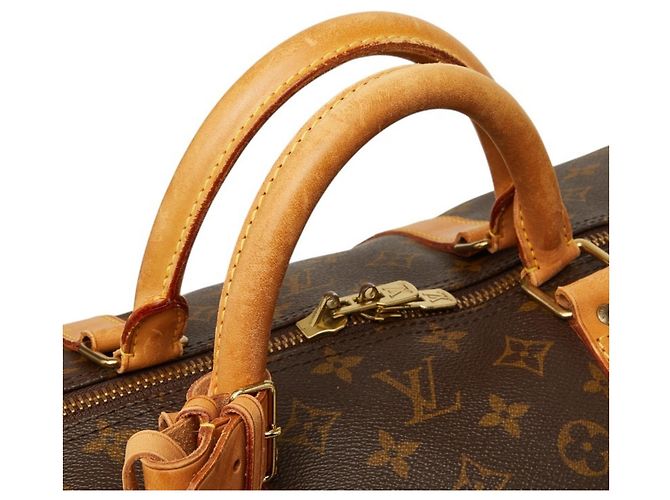 Louis Vuitton Monogram Keepall Bandoulière 60 Marrone - vista 4