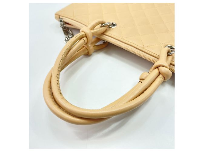 Borsa Tote Chanel Cambon Line Beige - vista 9