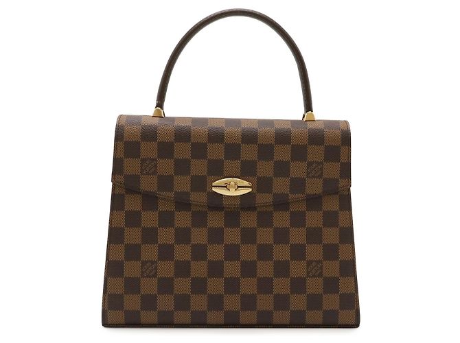 Borsa Louis Vuitton Damier Malesherbes Marrone - vista 2