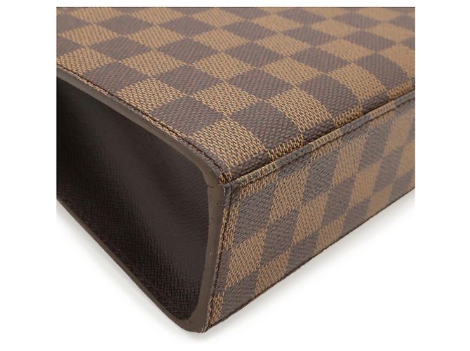 Borsa Louis Vuitton Damier Malesherbes Marrone - vista 4