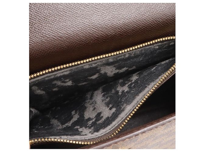 Borsa Louis Vuitton Damier Malesherbes Marrone - vista 9