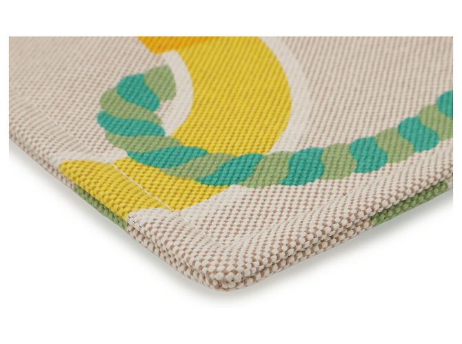 Hermès Pochette piatta Hermes Canoe H Yachting GM Multicolore - vista 4