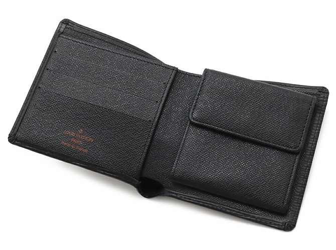 Louis Vuitton Epi Leather Bi-fold Wallet Black - view 5