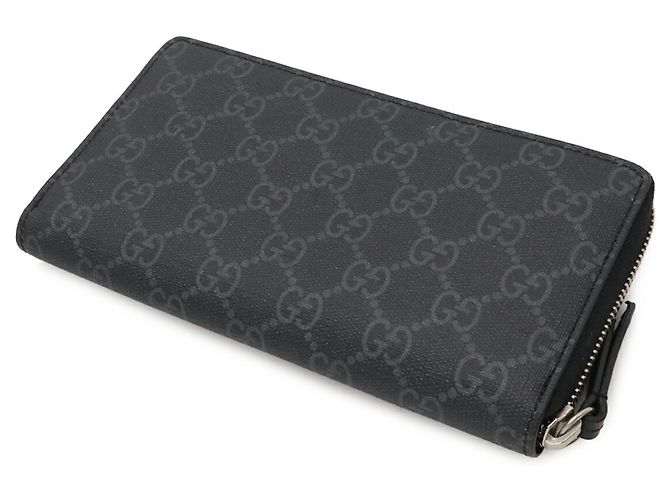 Cartera con cremallera GG Supreme de GUCCI Negro Roja Gris antracita - vista 3