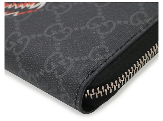 Cartera con cremallera GG Supreme de GUCCI Negro Roja Gris antracita - vista 4