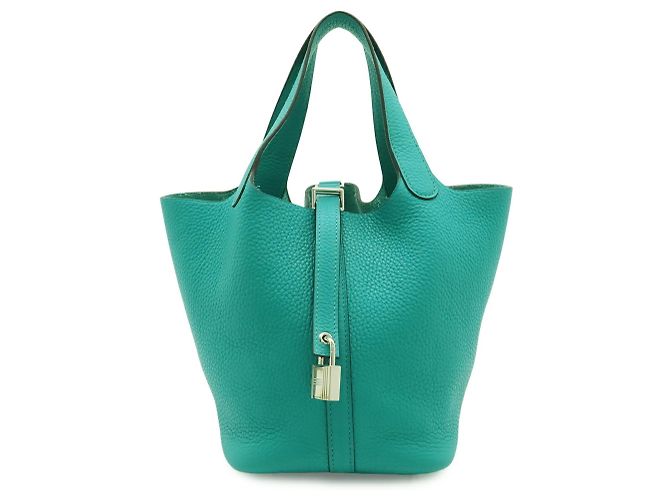 Hermès Borsa Hermes Picotin Lock 18 PM Blu - vista 2