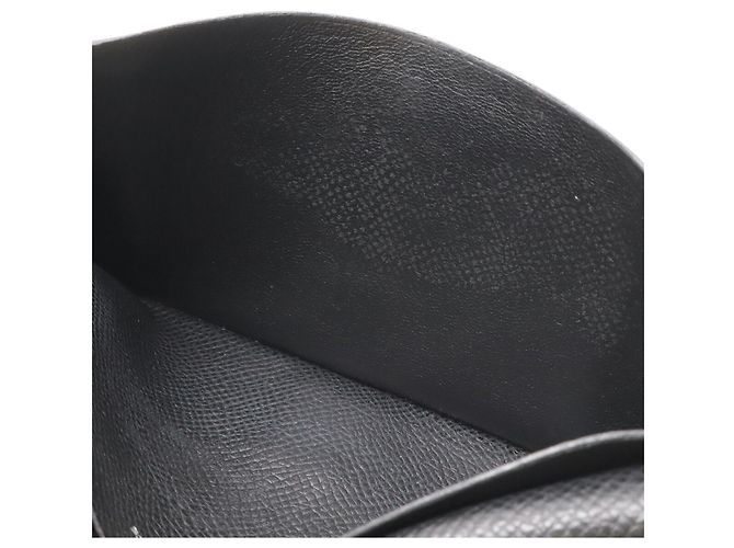 Hermès HERMES Bearn 2PLIS Tri-fold Long Wallet in Courchevel Leather Black - view 8