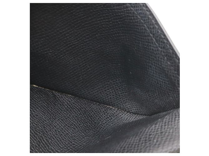 Hermès HERMES Bearn 2PLIS Tri-fold Long Wallet in Courchevel Leather Black - view 9