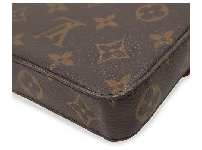 Borsa a tracolla Louis Vuitton Monogram Pochette Felicie Fuschia - vista 4