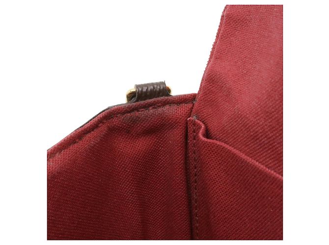 Borsa a tracolla Louis Vuitton Monogram Pochette Felicie Fuschia - vista 8