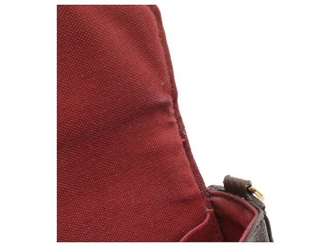 Borsa a tracolla Louis Vuitton Monogram Pochette Felicie Fuschia - vista 9