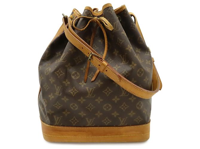 Borsa a Spalla Louis Vuitton Monogram Noe Marrone - vista 2