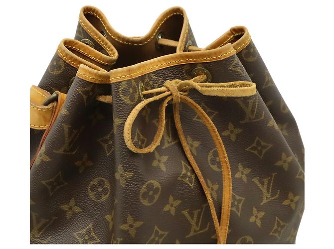 Borsa a Spalla Louis Vuitton Monogram Noe Marrone - vista 5