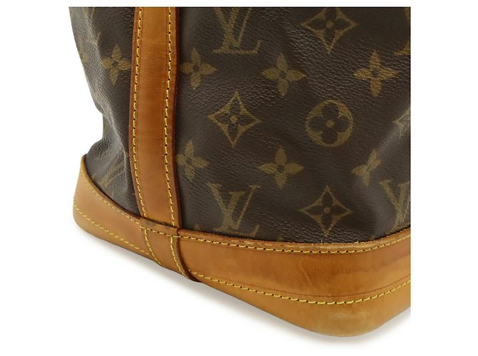 Borsa a Spalla Louis Vuitton Monogram Noe Marrone - vista 9