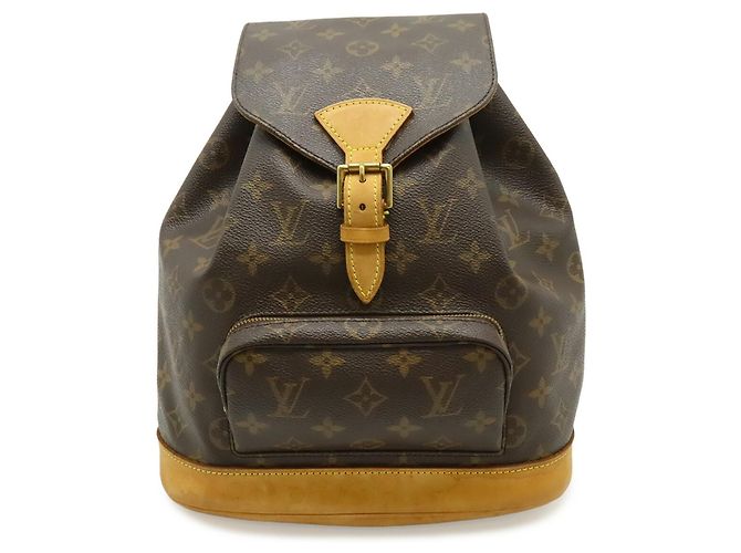 Zaino e Borsa a Spalla Louis Vuitton Monogram Montsouris MM Marrone - vista 2