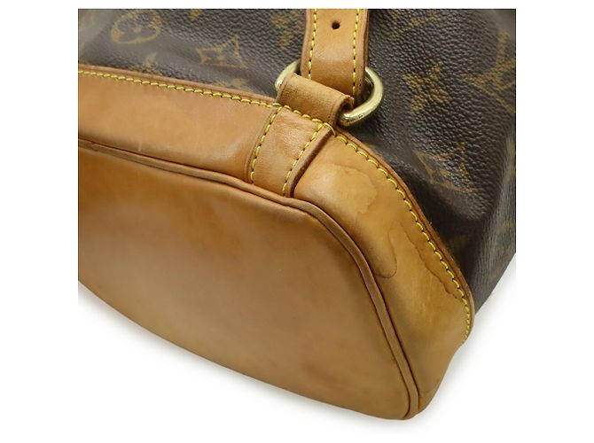 Zaino e Borsa a Spalla Louis Vuitton Monogram Montsouris MM Marrone - vista 4