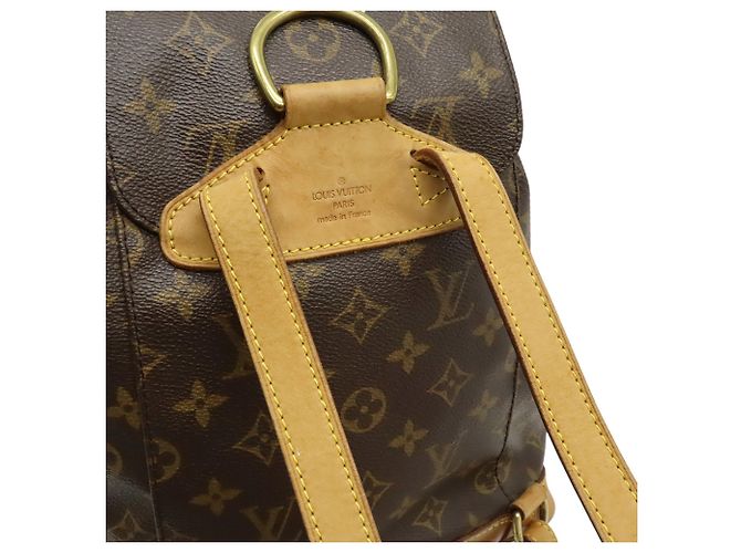 Zaino e Borsa a Spalla Louis Vuitton Monogram Montsouris MM Marrone - vista 5