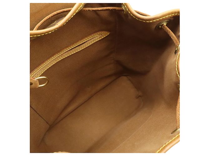Zaino e Borsa a Spalla Louis Vuitton Monogram Montsouris MM Marrone - vista 7