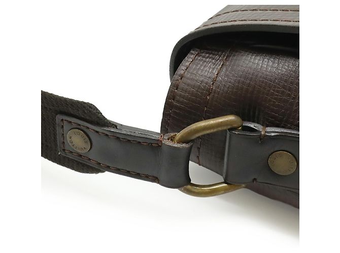 Borsa a tracolla Louis Vuitton Utah Line Coffee in pelle Marrone - vista 6