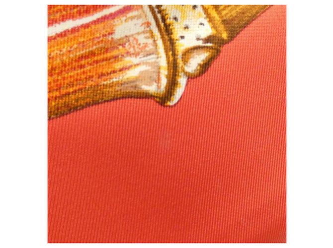 Silk In Hermès Hermes NOUVELLE COLEDONIE Seidenschal Rot - Ansicht 3
