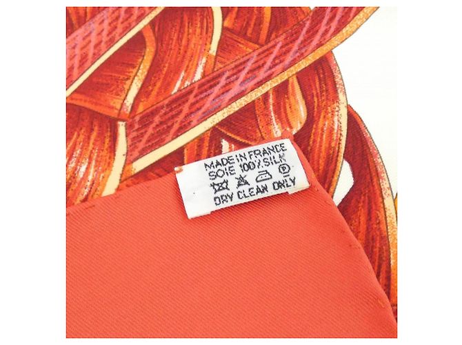 Silk In Hermès Hermes NOUVELLE COLEDONIE Seidenschal Rot - Ansicht 4