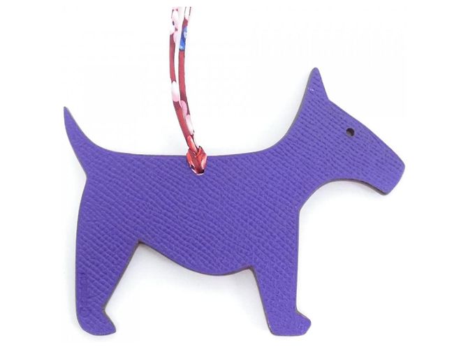 Hermès Charm per borsa Hermes Westie Dog PM Porpora - vista 3
