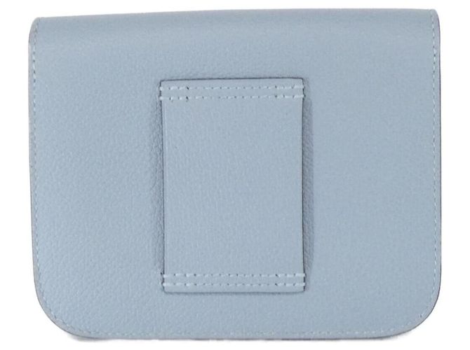 Hermès Hermes Constance Slim Bi-Fold Wallet Blau - Ansicht 2