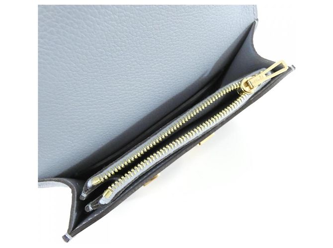 Hermès Hermes Constance Slim Bi-Fold Wallet Blau - Ansicht 5
