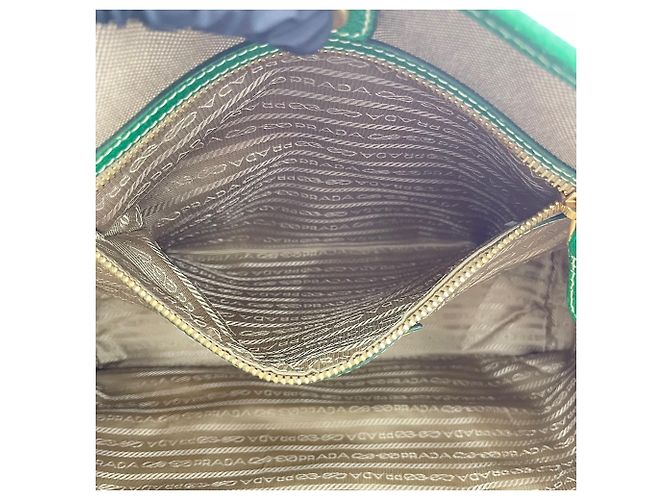 Bolso tote Prada beige - vista 13