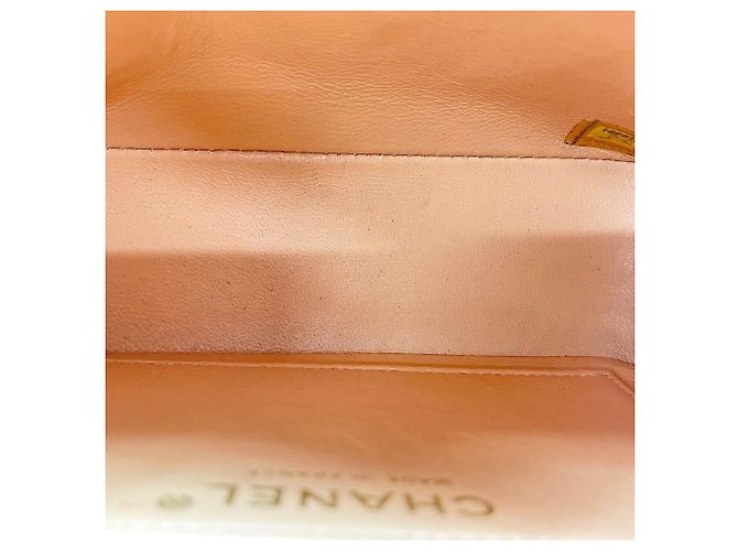 Borsa a Spalla Chanel Mini Matelassé Arancione - vista 12
