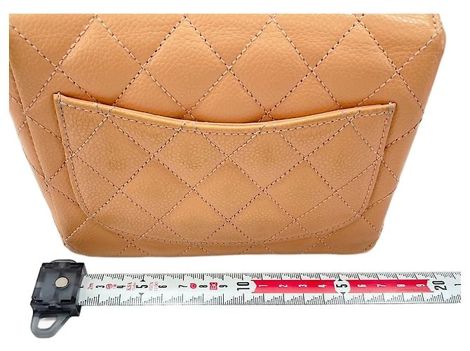 Borsa a Spalla Chanel Mini Matelassé Arancione - vista 4
