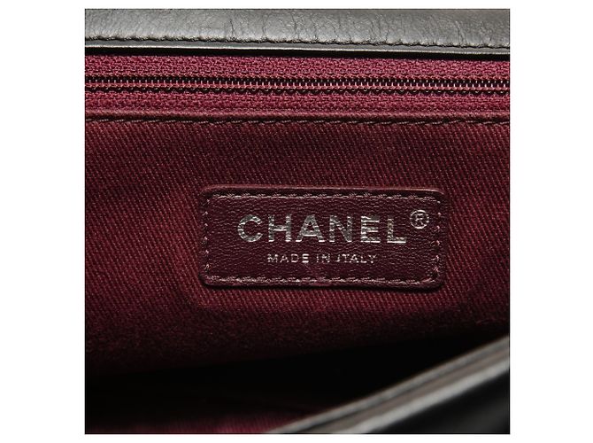 Borsa a tracolla 2-Way in Tweed Matelassé Chanel Nero - vista 11
