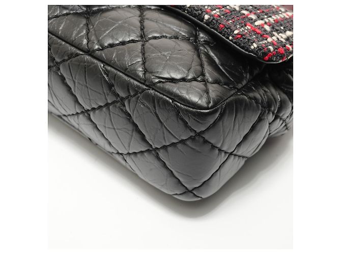 Borsa a tracolla 2-Way in Tweed Matelassé Chanel Nero - vista 6