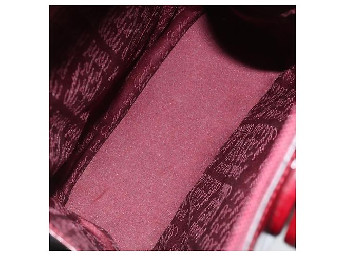 Cartier Happy birthday Patent leather Bordò - vista 5
