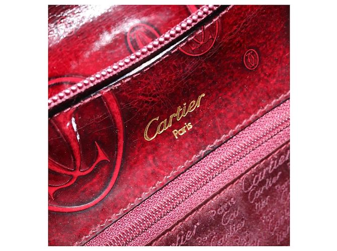 Cartier Happy birthday Patent leather Bordò - vista 6