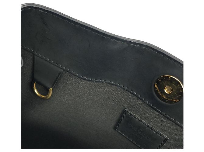 Borsa a Spalla Louis Vuitton Epi Mandala MM Nero - vista 3