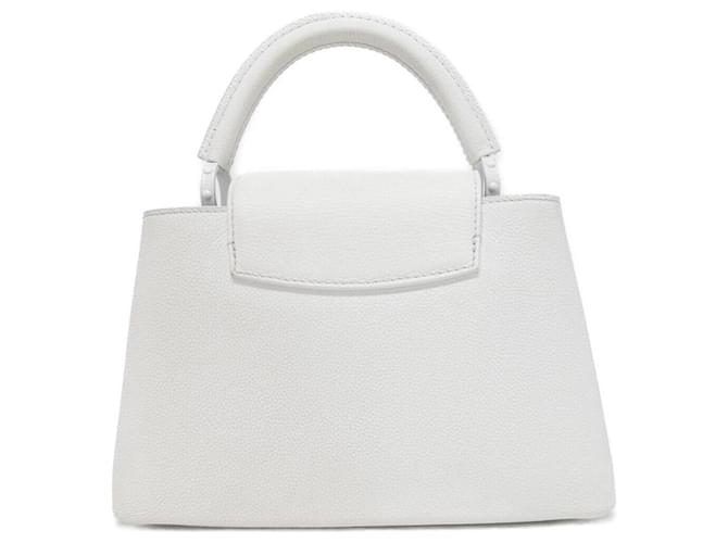 Borsa Louis Vuitton Capucines BB Bianco - vista 2