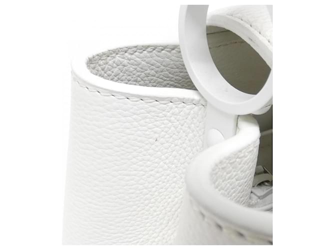 Borsa Louis Vuitton Capucines BB Bianco - vista 4