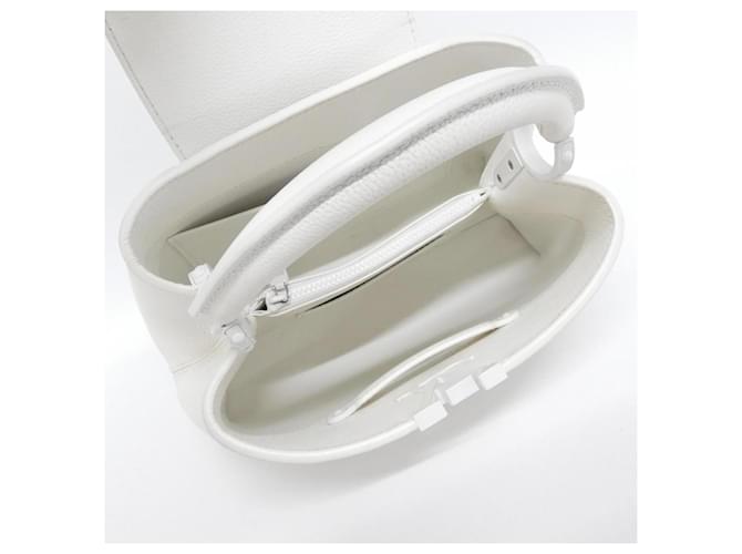 Borsa Louis Vuitton Capucines BB Bianco - vista 7