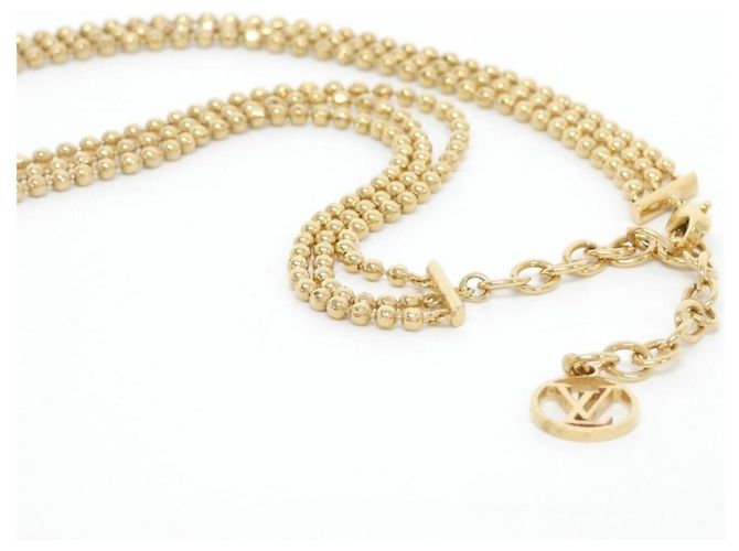 Collana Essential V Skin Louis Vuitton D'oro - vista 4