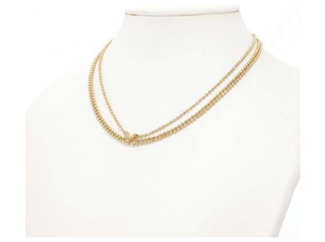 Collana Essential V Skin Louis Vuitton D'oro - vista 5