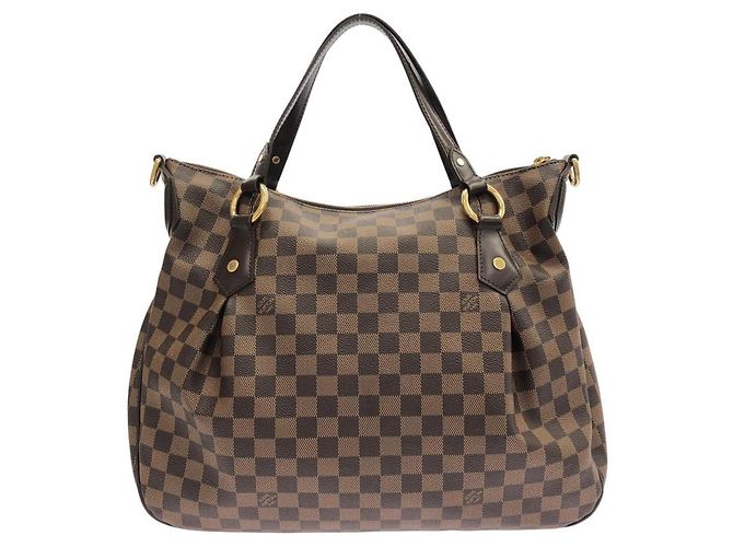 Borsa Louis Vuitton Damier Evora MM Damier ebene - vista 2