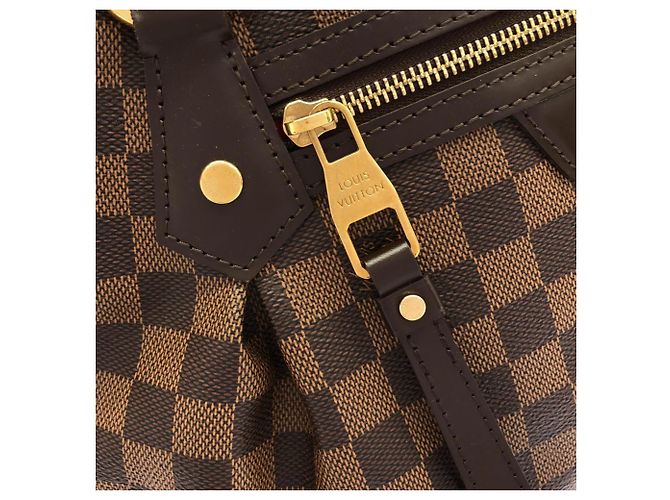 Borsa Louis Vuitton Damier Evora MM Damier ebene - vista 5
